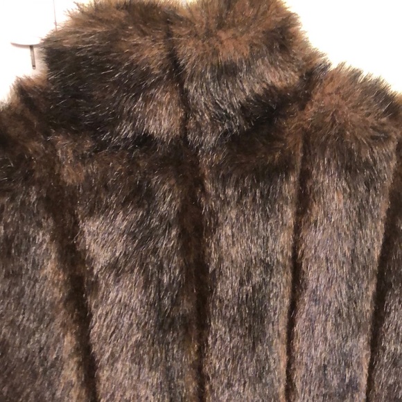 giacca Faux mink fur vest - Picture 4 of 7